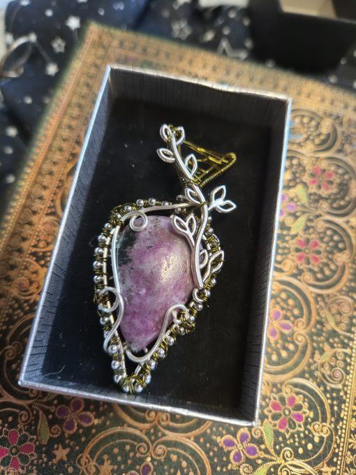 Pendentif Rubis - pierre de Tanzanie 