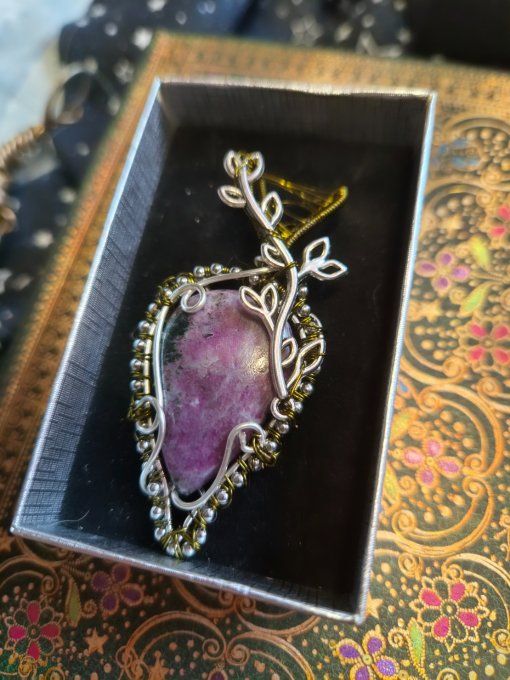 Pendentif Rubis - pierre de Tanzanie 