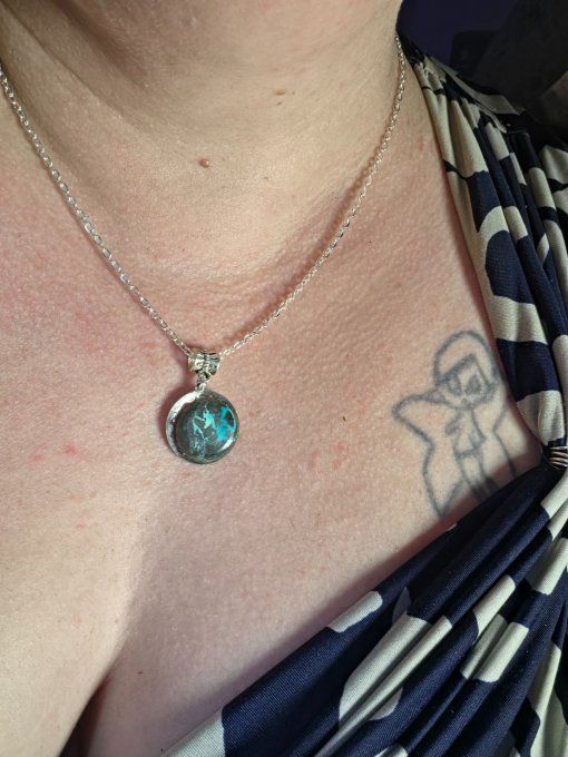 Collier Tenorite Chrysocolle – Équilibre Émotionnel
