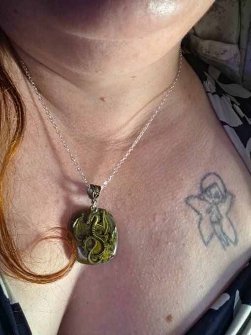 Collier  pietersite /Neelite-protection et joie de vivre  
