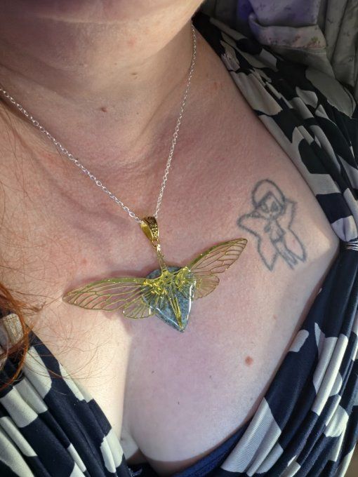 Collier Isis -Lapis Lazuli-Pierre de verité 