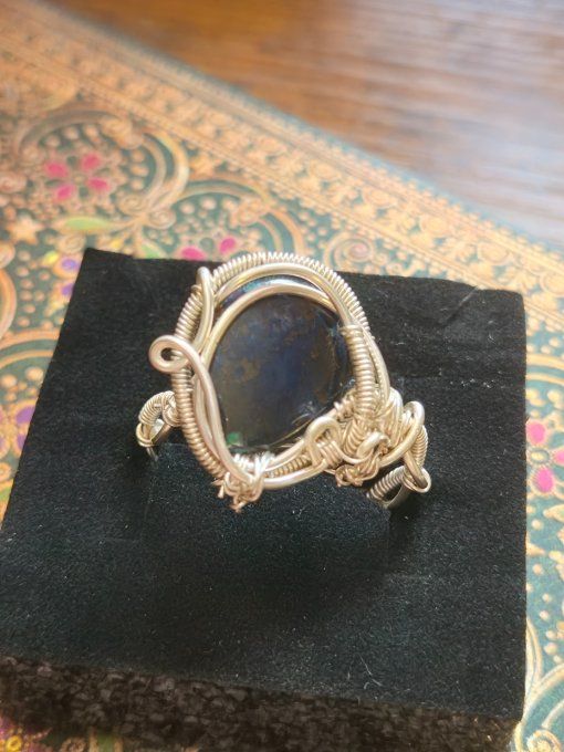 Bague Azurite – Clarté, Sérénité & Concentration