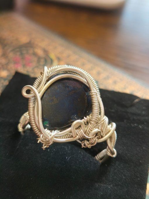 Bague Azurite – Clarté, Sérénité & Concentration