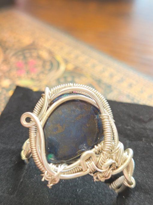 Bague Azurite – Clarté, Sérénité & Concentration