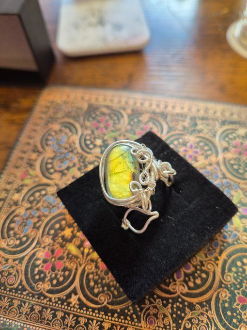 Bague Labradorite  : protection & confiance 