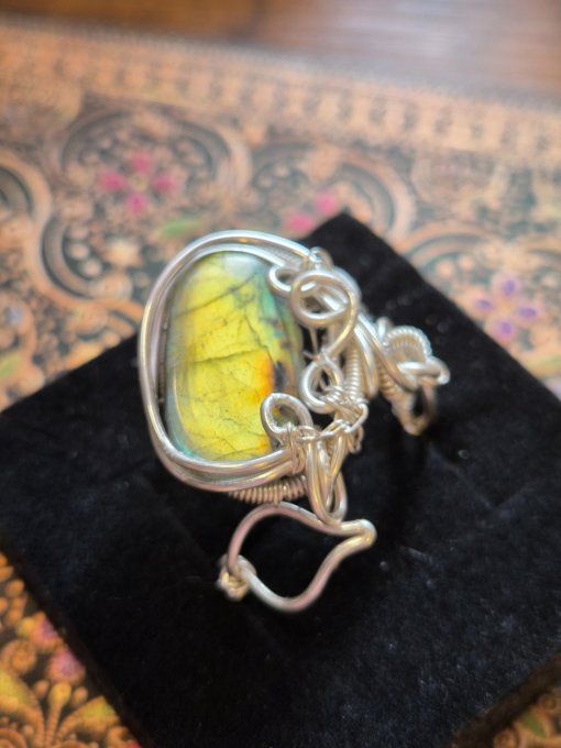 Bague Labradorite  : protection & confiance 