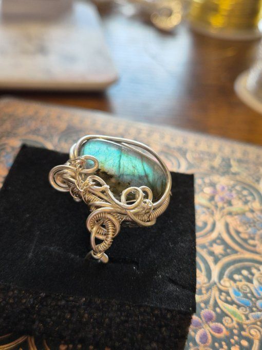 Bague Labradorite  : protection & confiance 