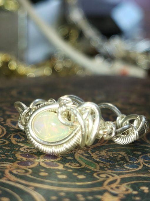 Bague Opale Welo  : intuition, protection 