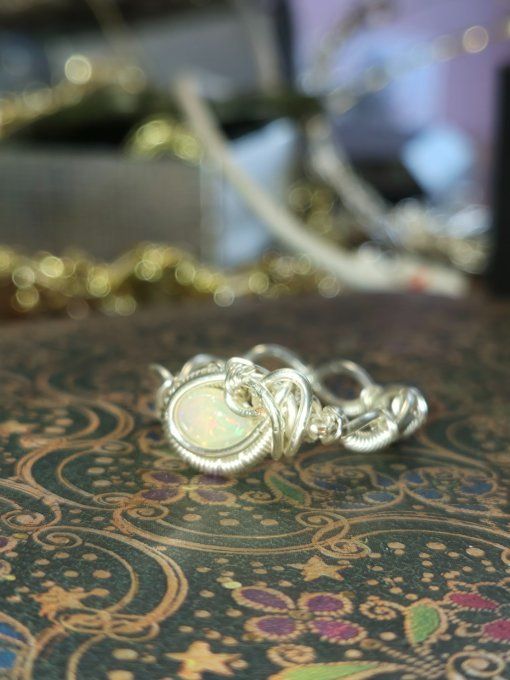 Bague Opale Welo  : intuition, protection 