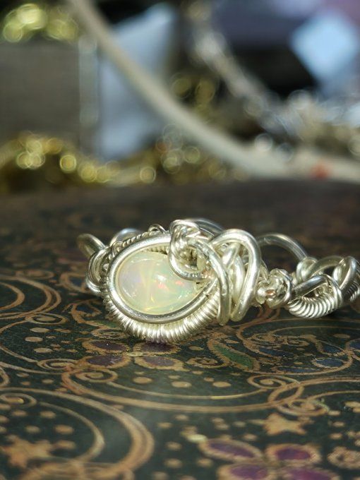 Bague Opale Welo  : intuition, protection 