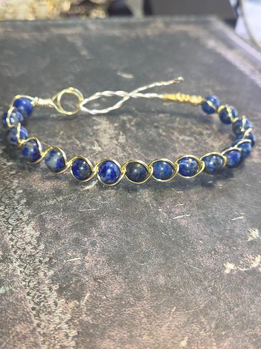 Bracelet Lapis-Lazuli –Vérité, Clarté Mentale & Sagesse  