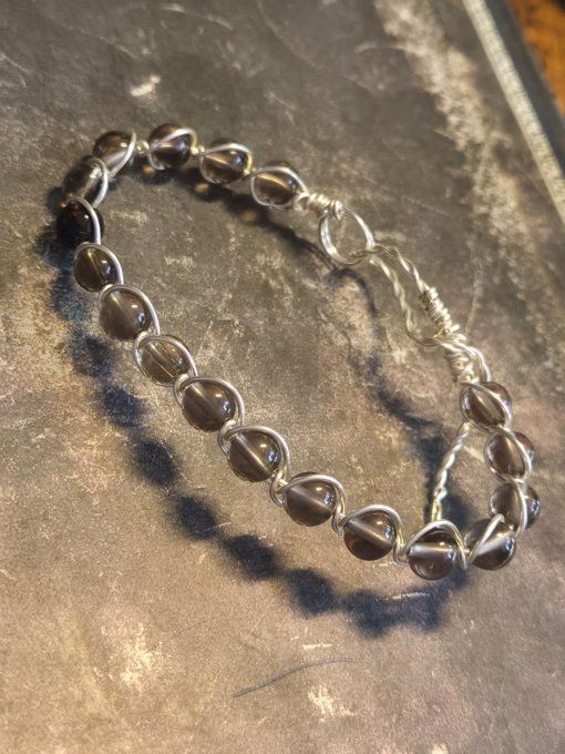 Bracelet Iolite cordierite : peurs et anxieté profonde