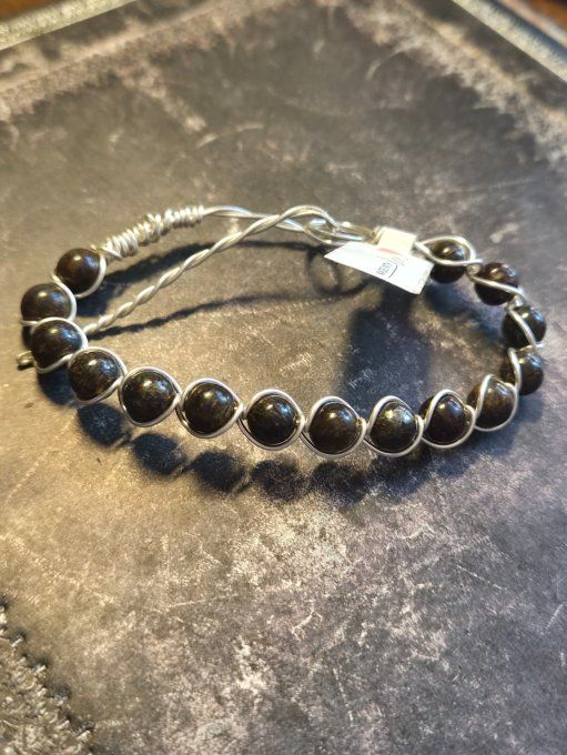 Bracelet Bronzite -Paix intérieure & Bien-être ✨