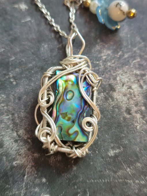 Amulette Ormeau abalone , la pureté de l'océan. 