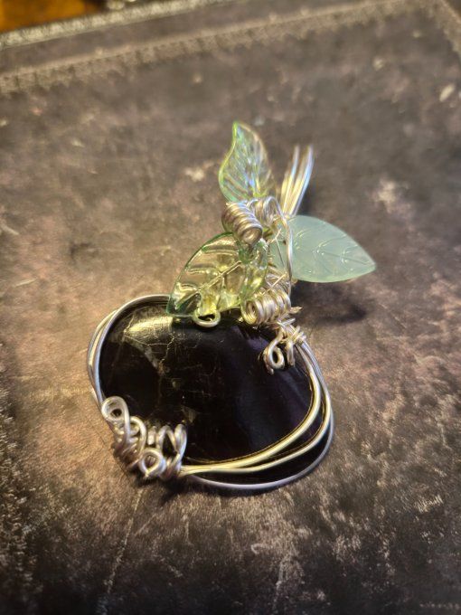 Pendentif Citrouille purpurite 