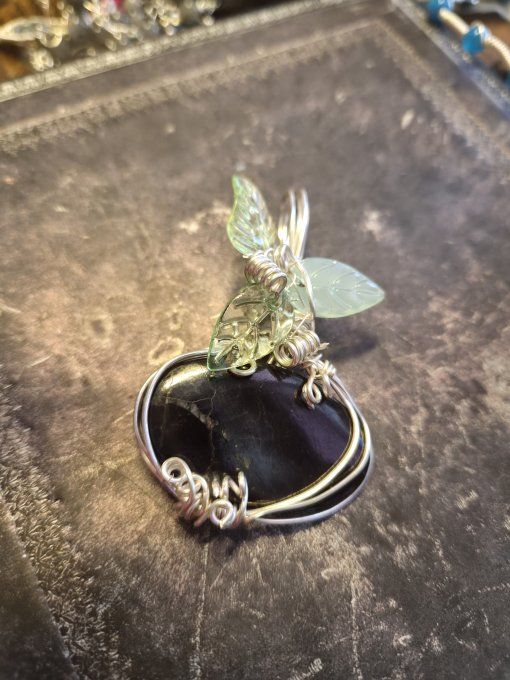 Pendentif Citrouille purpurite 