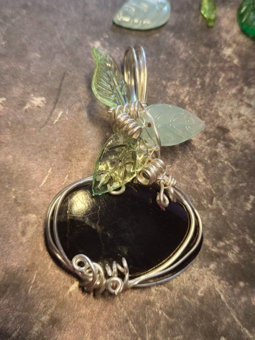 Pendentif Citrouille purpurite 