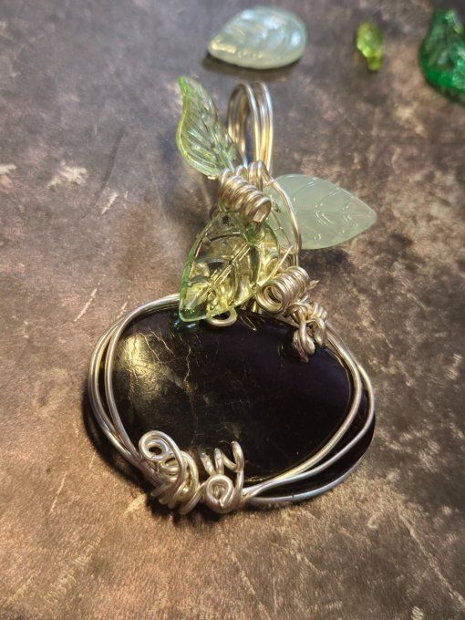 Pendentif Citrouille purpurite 