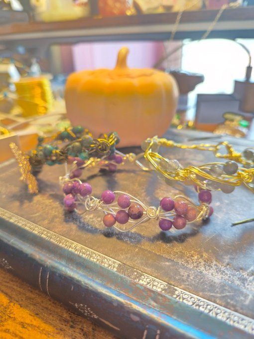 Bracelet Citrouille ou Pumpkin Neklace