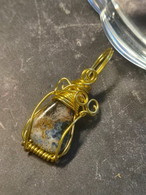 Amulette Witch’Hat -Pietersite -Pierre des Tempêtes 