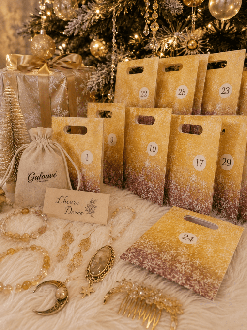 Calendrier de l’Avent bijoux & pierres fines | Galouve