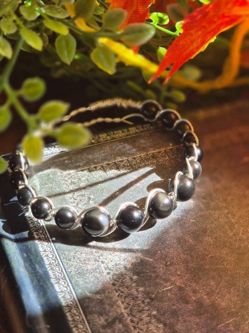 Bracelet Oeil céleste - protection miroir et vérité 