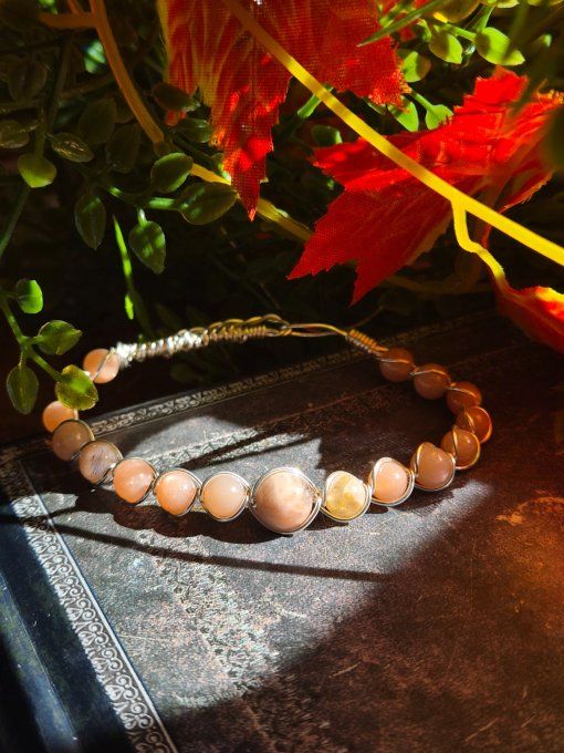 Bracelet Pierre de Soleil -joie & vitalité