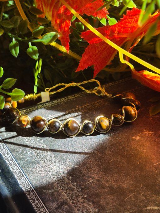 Bracelet OEil de tigre - protection et chance 