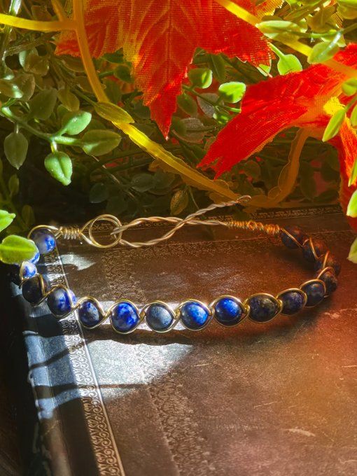 Bracelet Lapis-Lazuli –Vérité, Clarté Mentale & Sagesse  
