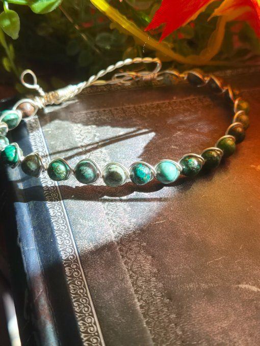 Bracelet Turquoise Africaine-protection et bonne fortune