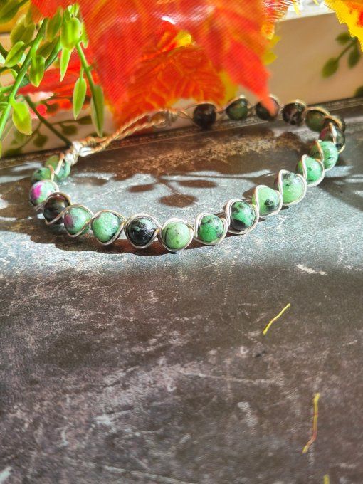 Bracelet Rubis zoisite