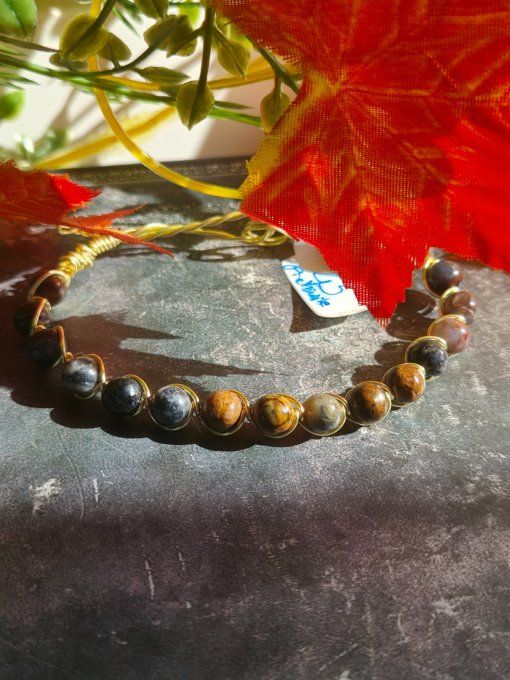 Pietersite ✨ Bracelet ,pierre des tempêtes