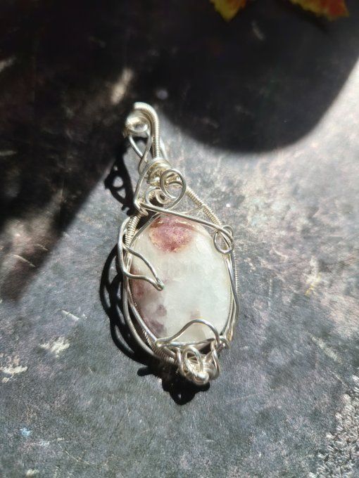 Amulette Tourmaline rose (Rubellite )✨Blessure Émotionnelle et Protection 