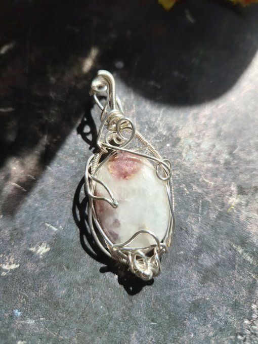 Amulette Tourmaline rose (Rubellite )✨Blessure Émotionnelle et Protection 