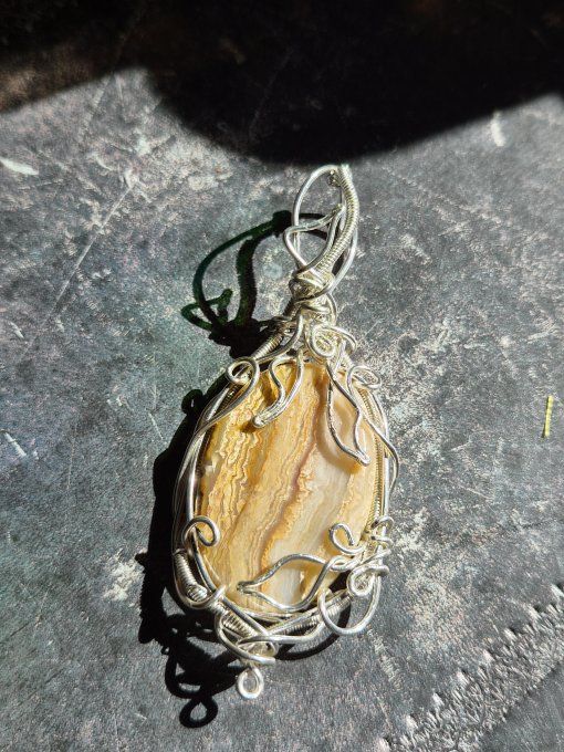 Pendentif Argent En Jaspe Paysage – Créativité, Ancrage & Harmonie  