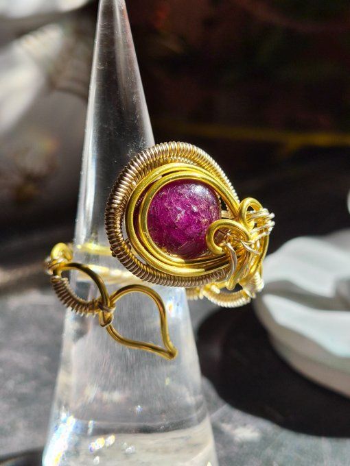 Bague Rubis Étoile – Passion Et Vitalité