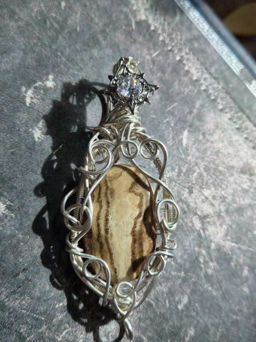 Amulette Etoile D’Aragonite