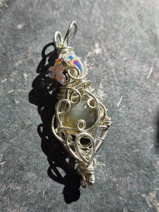 Pendentif chrysoberyl Oeil de chat – Protection , Deprime & chance