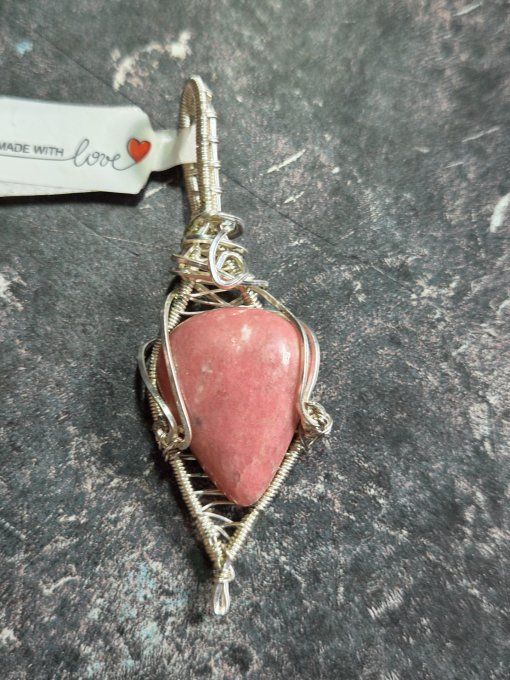 Pendentif Thulite ✨equilibre emotionnel 