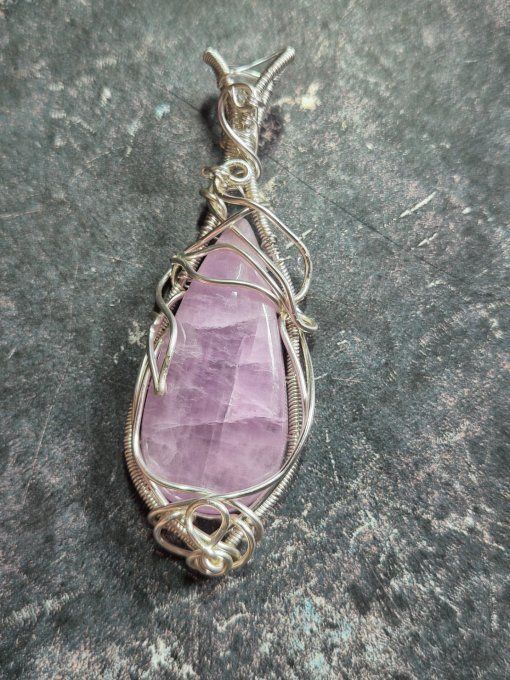 Pendentif Kunzite -Apaisement & Amour de Soi