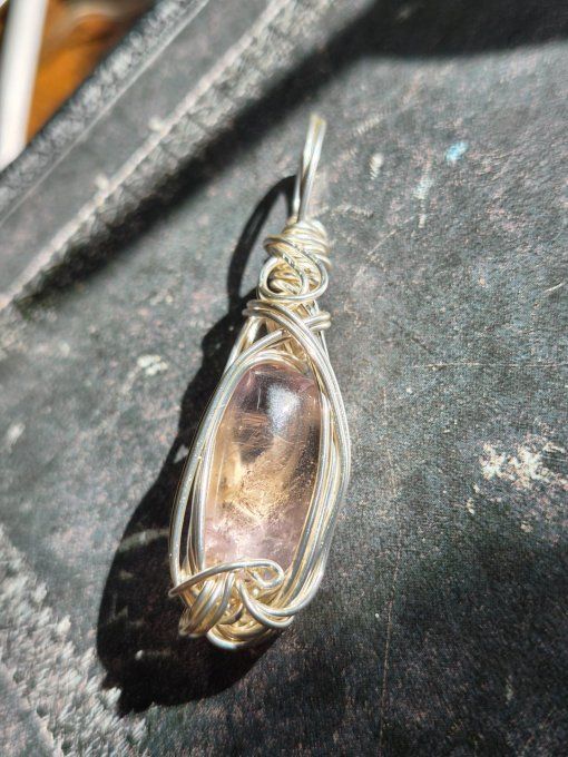 Pendentif Amétrine Small -Pierre de de Créativité & Abondance ✨