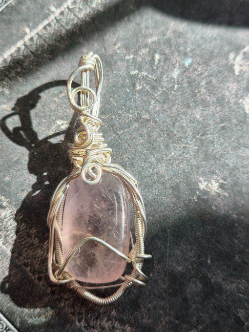 Pendentif Amétrine Large -Pierre de de Créativité & Abondance ✨