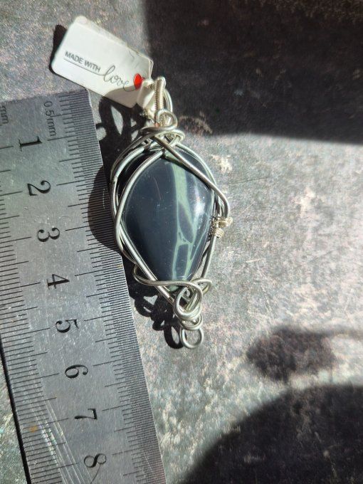 Pendentif Obsidienne Spider – Libération & Protection
