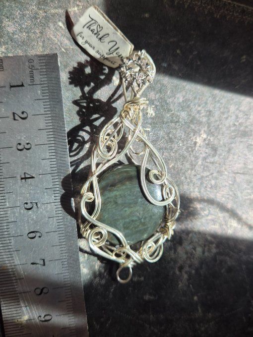 Pendentif Menta huichuol -✨L'obsidienne de Feu