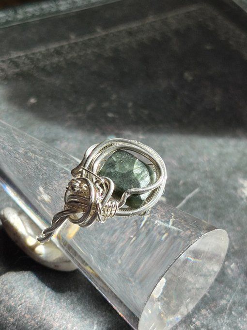 Bague Seraphinite  - Purification Et Renouveau 10*10mm