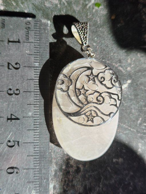 Pendentif Manganocalcite : amour de soi et indépendance 