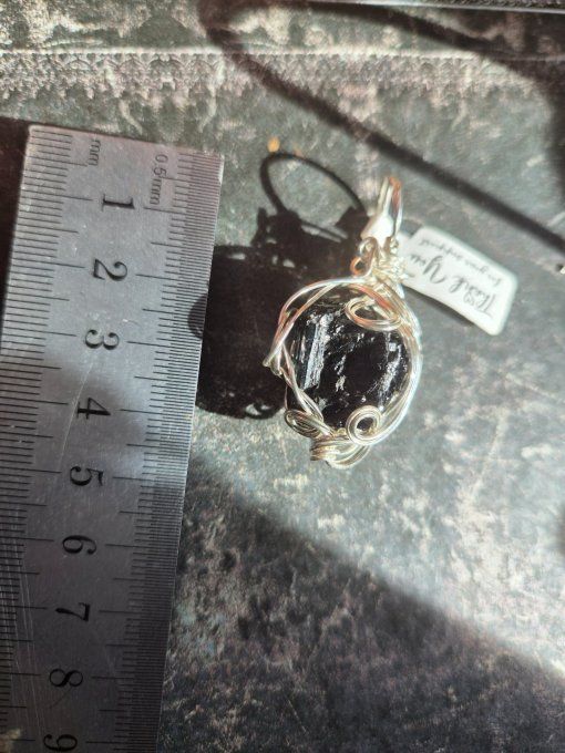 Pendentif Tourmaline Noire ✨pomme poison