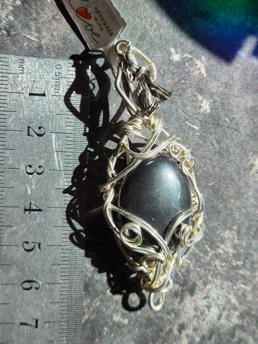 Pendentif Hématite : energie & force Vitale