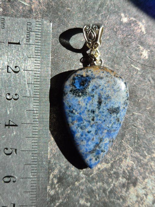 Collier Dumortierite -Quartz bleu -astro vierge