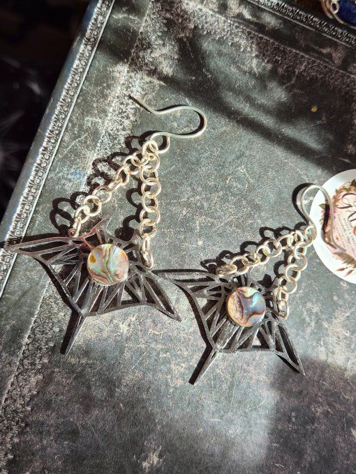 Boucle d'oreille Ormeau Abalone